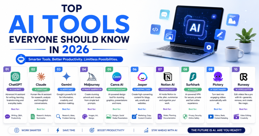 Top AI Tools Everyone Should Know in 2026