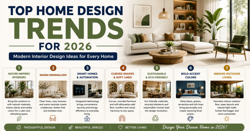 Top Home Design Trends for 2026 Modern Interior Design Ideas